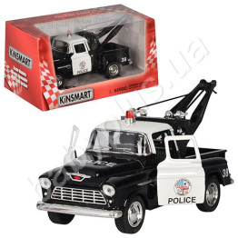 Машинка металлическая инерционная 1955 CHEVY STEPSIDE PICKUP POLICE. Kinsmart KT 5330 WP УЦЕНКА