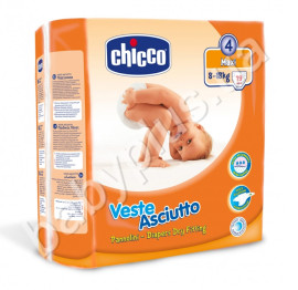 Подгузники Veste Asciutto, maxi 8-18 кг, 19 шт, Chicco