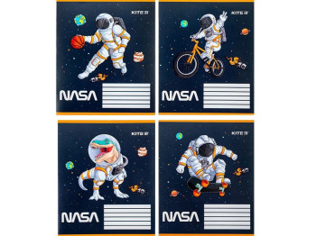 Зошит у косу лінію NASA, 12 аркушів (ціна за 1шт)