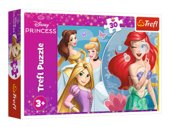Пазл Trefl Disney Princess Чудовий день для принцес, 30 елементів