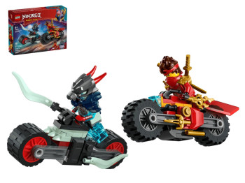 Конструктор LEGO Ninjago Швидкісні перегони Кая на мотоциклі, 79 деталей