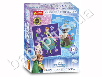 Набор для творчества, Картинка из песка Frozen Лето, Ranok Creative