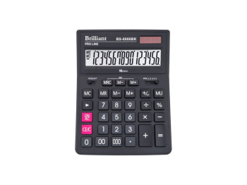 Калькулятор Brilliant BS-8886BK, 16 розрядів, BRILLIANT BS-8886BK