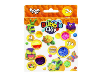 Набір для творчості BUBBLE CLAY 8 кольорів, Danko Toys