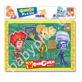 М'які пазли А4 Фіксики, Vladi Toys