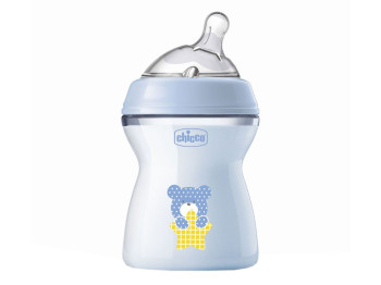 Бутылка пластиковая Natural Feeling 330 мл, Быстрый поток, Chicco
