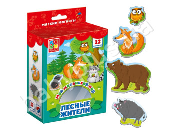 М'які магніти Лісові мешканці, Vladi Toys