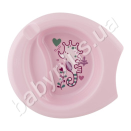 Тарелка Easy Feeding Plate, 6m+, Chicco