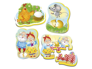 Бебі пазли Курочка ряба, Vladi Toys