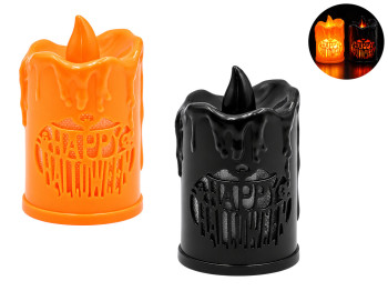 Декоративная LED-свеча Happy Halloween, 2 вида, цена за 1шт