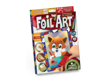 Набор для творчества Аппликация цветной фольгой Foil art, Danko Toys