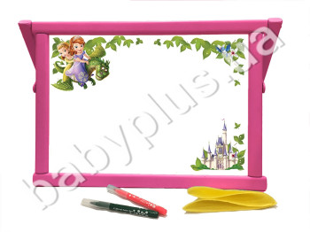 Мольберт София прекрасная, розовый, 41Х29, Ольха, G-Toys