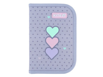 Пенал на 1 відділення Kite Lovely  K26-621-3, 1 відворот