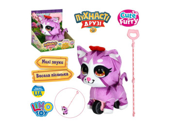 Игрушка-каталка музыкальная Кот M 6245 I UA Limo Toy