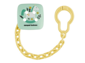 Цепочка к пустышке Toys, зеленый, 0м+, 2/438_gre, Canpol Babies