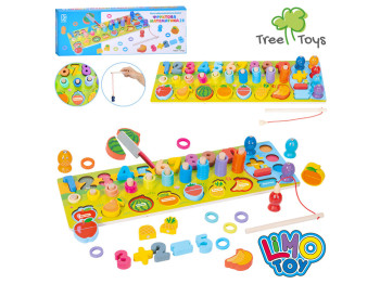 Дерев'яна іграшка Багатофункціональна дошка. Tree Toys MD 0854