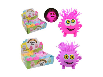 Игрушка-антистресс ежик с подсветкой, 6 цветов (цена за 1шт)