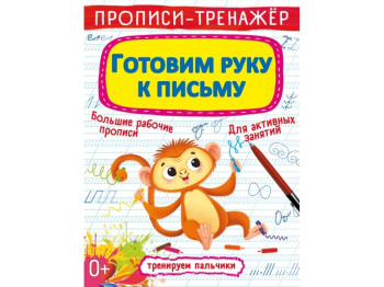 Прописи-тренажер. Готовим руку к письму. Crystal Book F00025531