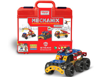 Конструктор металлический машинка Mechanix Advance, 249 деталей, 28 моделей, ZEPHYR