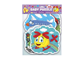 Мягкие пазлы, BABY PUZZLE Транспорт, Ranok Creative