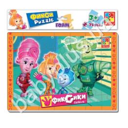 М'які пазли А4 Фіксики, Vladi Toys