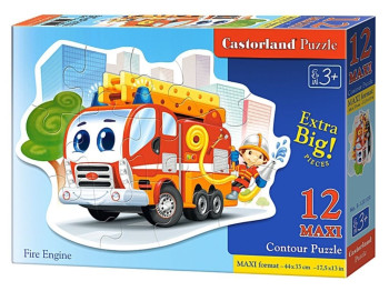 Пазли Пожежна машина, 12 елементів, Castorland