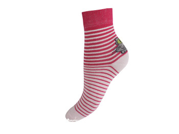 Шкарпетки, розмір 16-18, демісезонні з малюнком малинові. Бавовна. ТМ Duna
