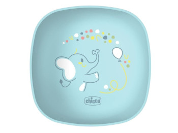 Миска для годування з кришкою, 6міс+, блакитна, Chicco