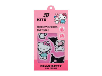 Стікери світловідбивні для текстилю Kite Hello Kitty HK25-114, 5 шт., PVC, Kite