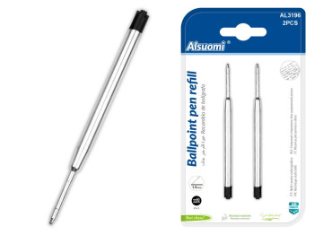 Запасные стержни для ручки Fiber Pen, 2 шт, 1.0 мм, черные
