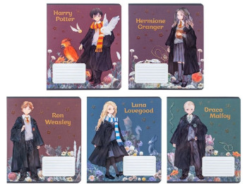 Зошит у клітинку 18 аркушів, Harry Potter (ціна за 1шт)