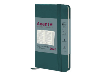 Ежедневник Partner Pocket Strong 2026 Axent 8508-26-63-A, 90×150 мм, лазурный