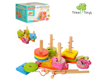 Деревянная игрушка Геометрика. Tree Toys MD 0902 Уценка
