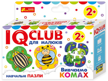 Учебные пазлы, Изучаем насекомых IQ-club для детей, Ranok Creative
