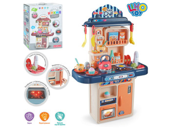 Кухня игровая со светом и звуком Маленькой хозяйки 16854C, 47 см, с водой, Limo Toy