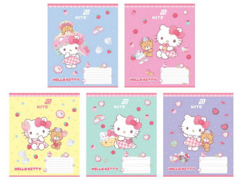 Зошит у лінію Hello Kitty Kite HK26-234, 12 аркушів, мікс видів, ціна за 1 шт