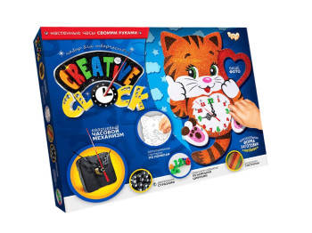 Набор для творчества Creative clock Котенок, Danko Toys
