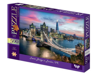 Пазли Tower Bridge in London, UK, 500 елементів, Danko Toys