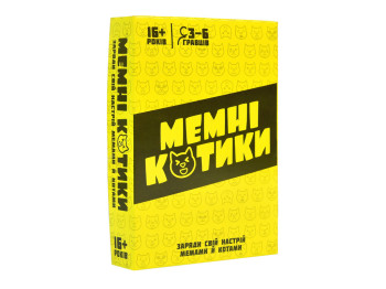 Настольная игра Мемные котики развлекательная патриотическая, Strateg