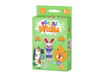Настільна гра Веселі літери. Danko Toys G-VB-01U Уцінка