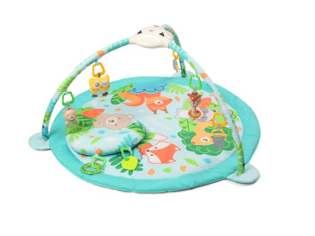 Развивающий коврик с проектором Лесные друзья 100x100 см. BabyOno 408