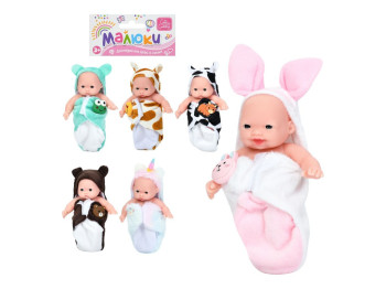 Пупс в одеяле YD138P-12, 13 см, Limo Toy, 6 видов (цена за 1шт)