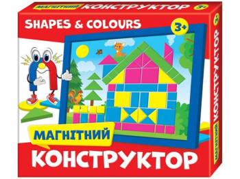 Магнітний конструктор SHAPES&COLOURS