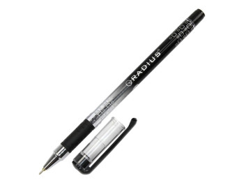 Ручка шариковая с принтом черная. Radius I-Pen