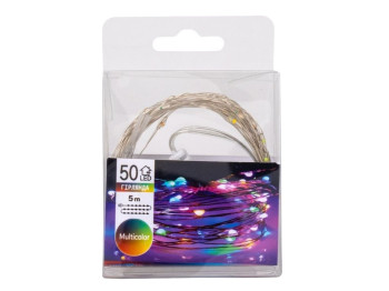 Гирлянда Роса 50LED разноцветная от USB 5м, 9133-007