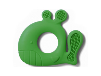 Прорезыватель для зубов силиконовый Кит Гэк зеленый. BabyOno 935-02