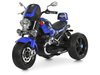 Елетромотоцикл M 6263EL-4, 1х12V7Ah, 2х25W, Bluetooth, USB, TF, музика, світло, синій, Bambi Racer