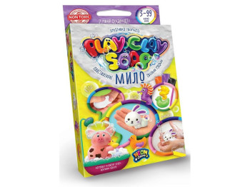 Набір для творчості PlayClay Soap, Пластилінове мило 4 кольора, Danko Toys