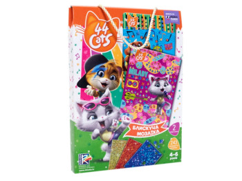 Набір для творчості, Блискуча мозаїка, 44 Коти, Vladi Toys