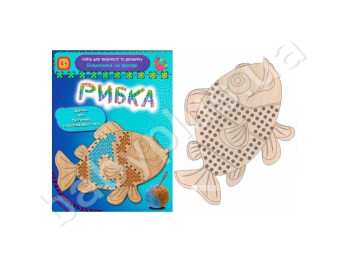 Вышивание на фанере, Рыбка, Jumbi